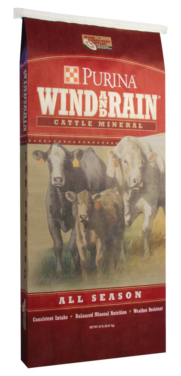 reiterman feed and supply purina wind and rain all season minerals cattle