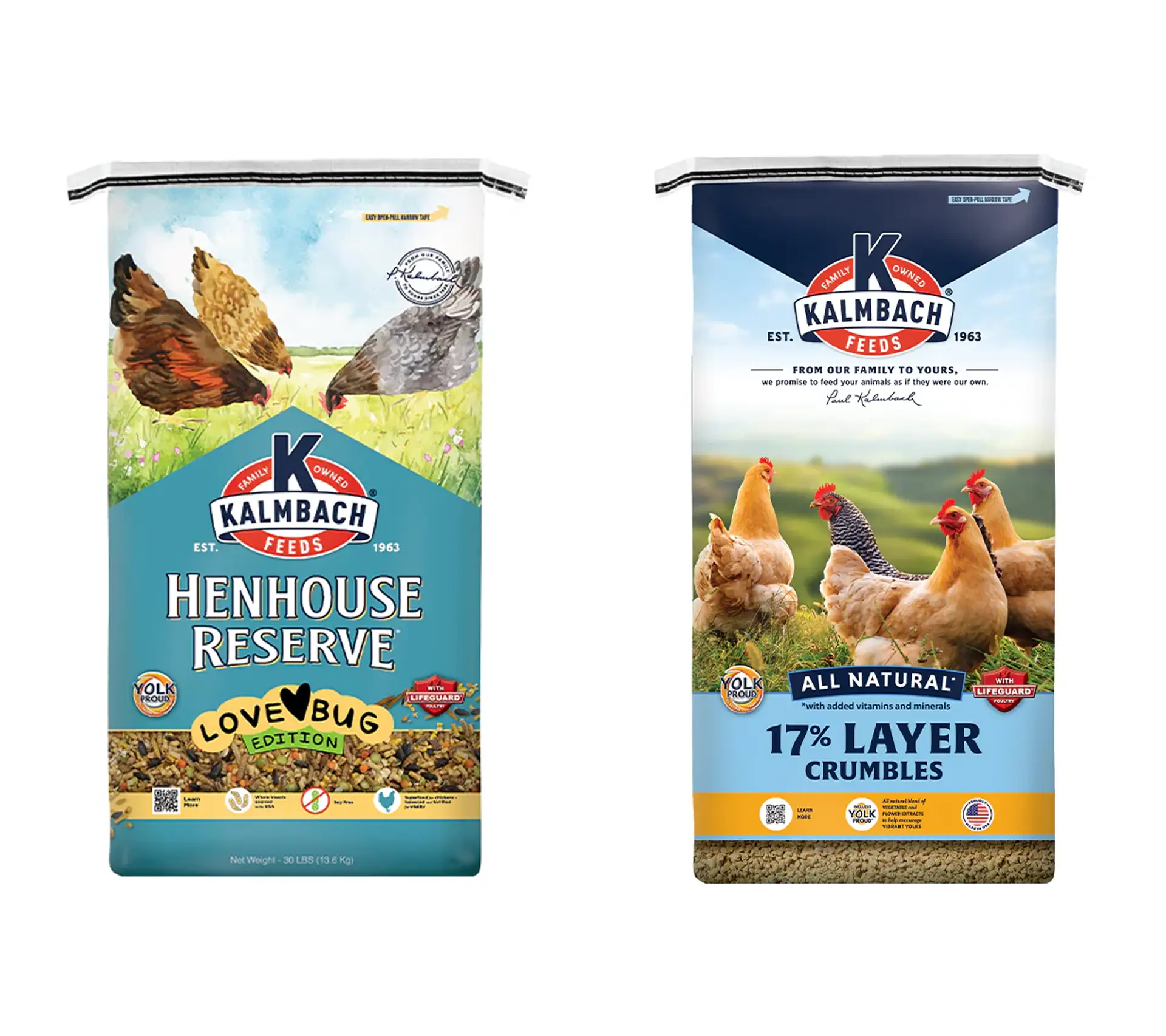 Kalmbach Henhouse Reserve 17% layer feeds to keep Ohio chickens laying all winter – Reiterman Feed & Supply